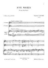 ‘Ave Maria’ by Gabriel Fauré (Op. 93)